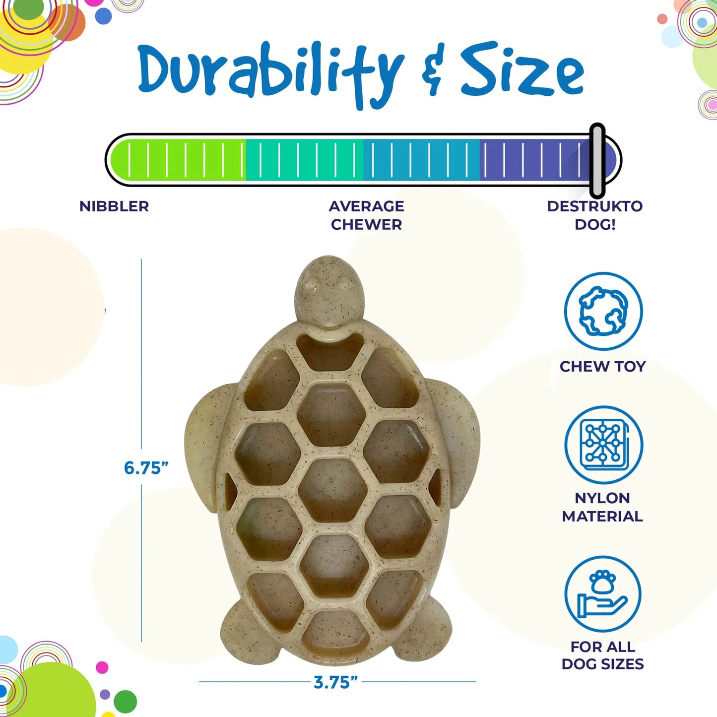 Enrichment Feeder | Neutral Turtle