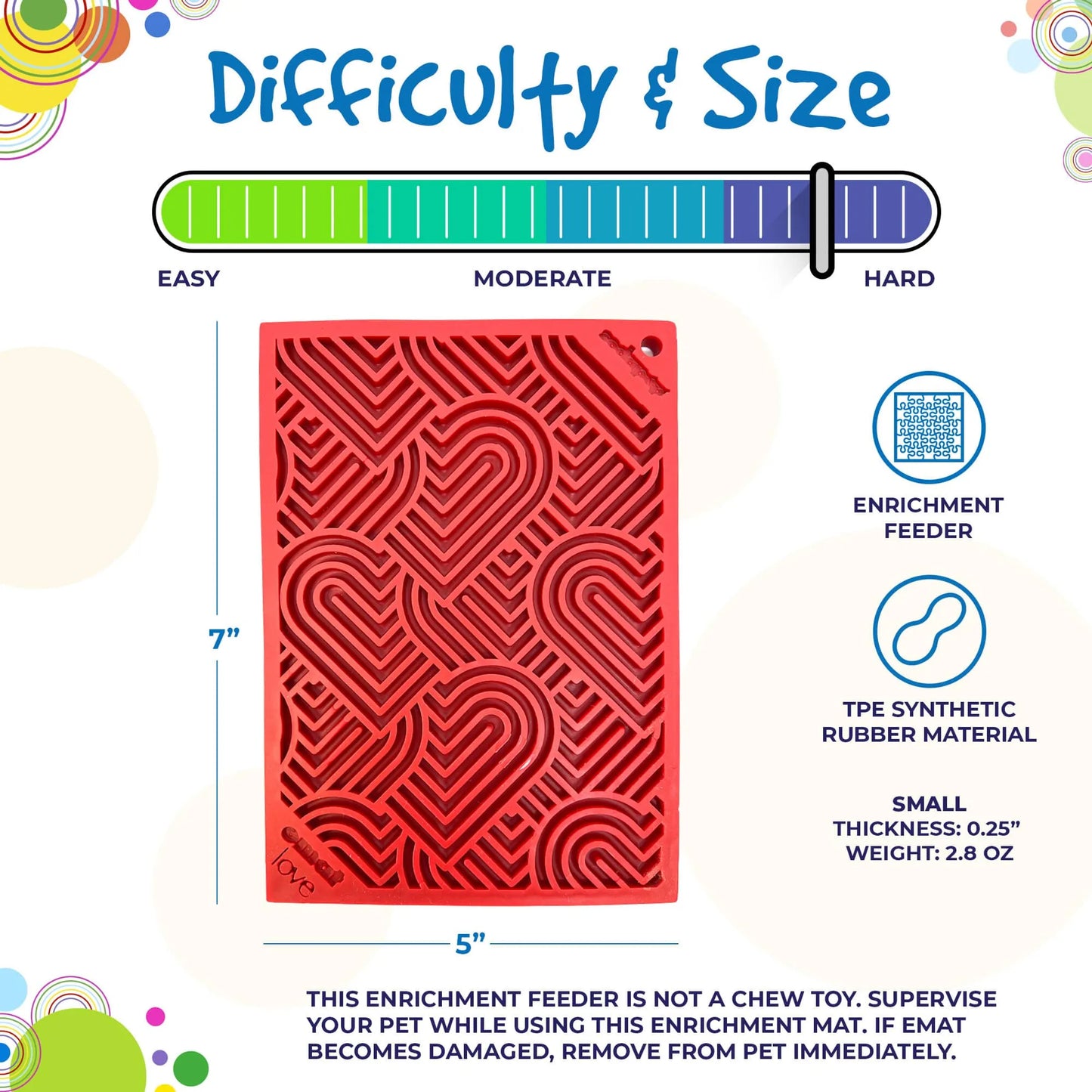 Enrichment Lick Mat | Love