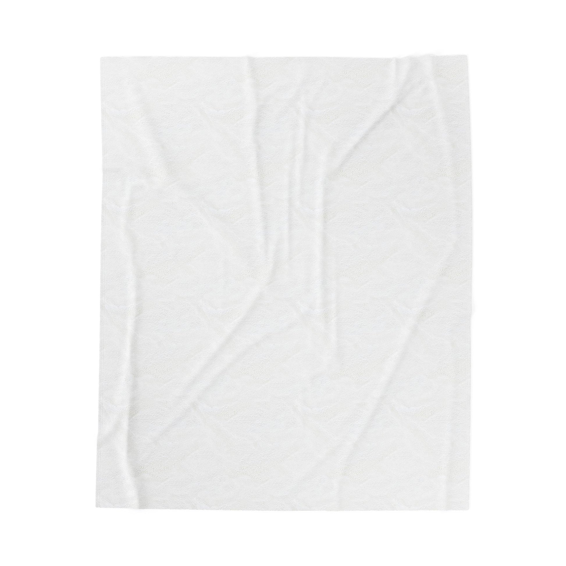 Personalized velveteen plush blanket with watercolor all-over print, soft and cozy fabric from Printify.