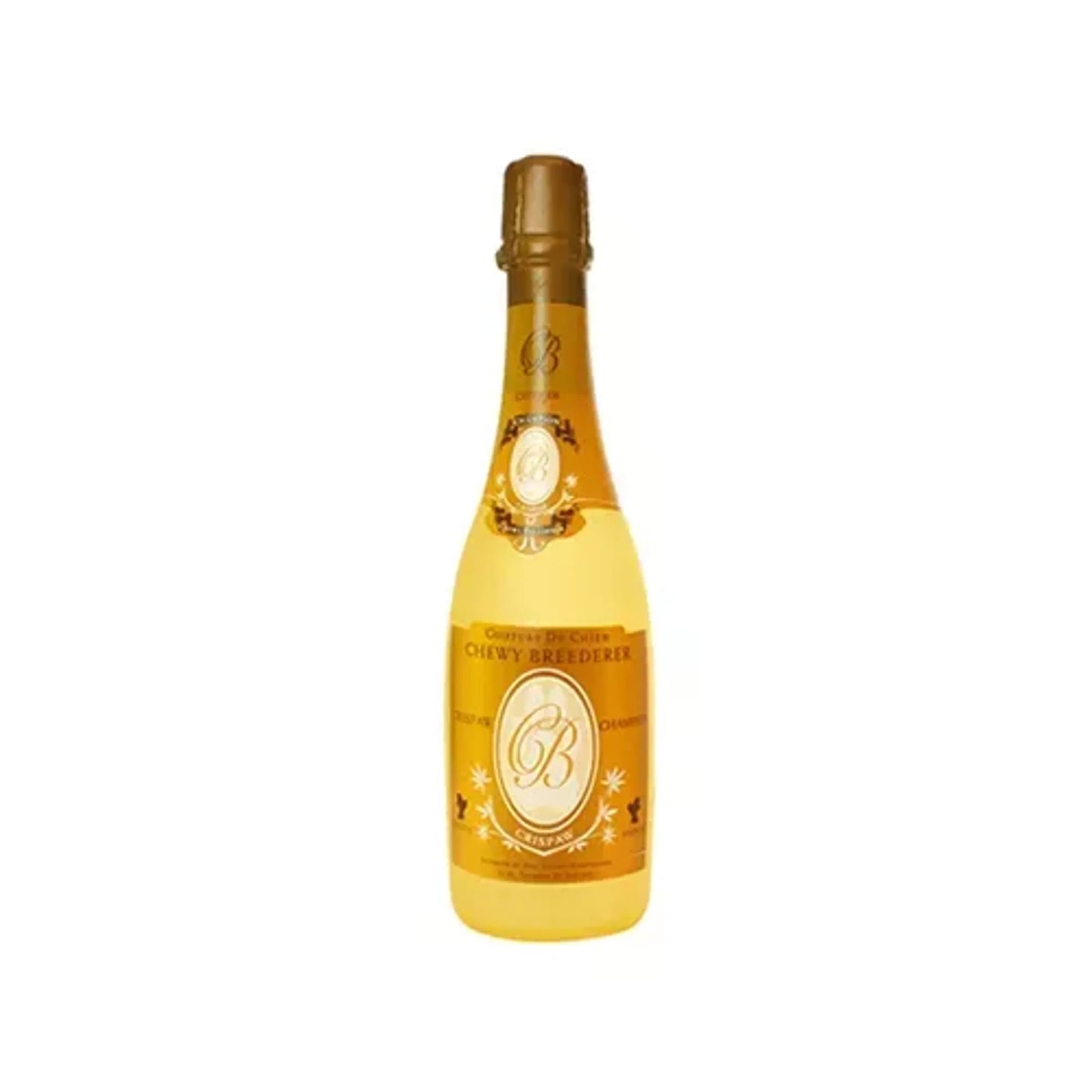 VIP Products Silly Squeaker Wine Bottle dog toy with a playful squeaker, made for dogs to chew and play.