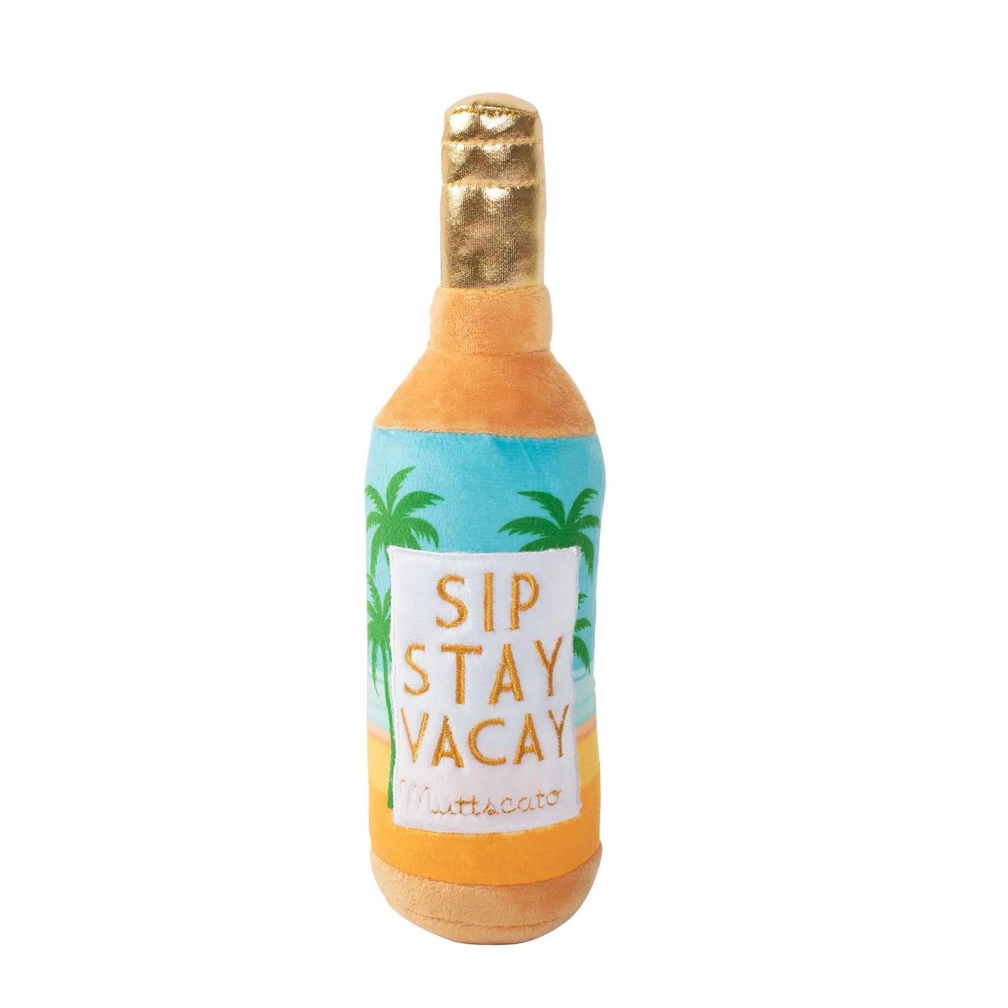 Sip Stay Vacay Plush Dog Toy