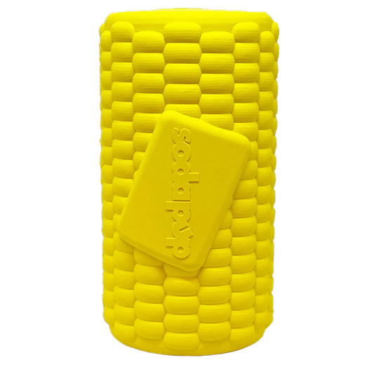 Corn on the Cob Dog Toy - Durable Rubber Treat Dispenser