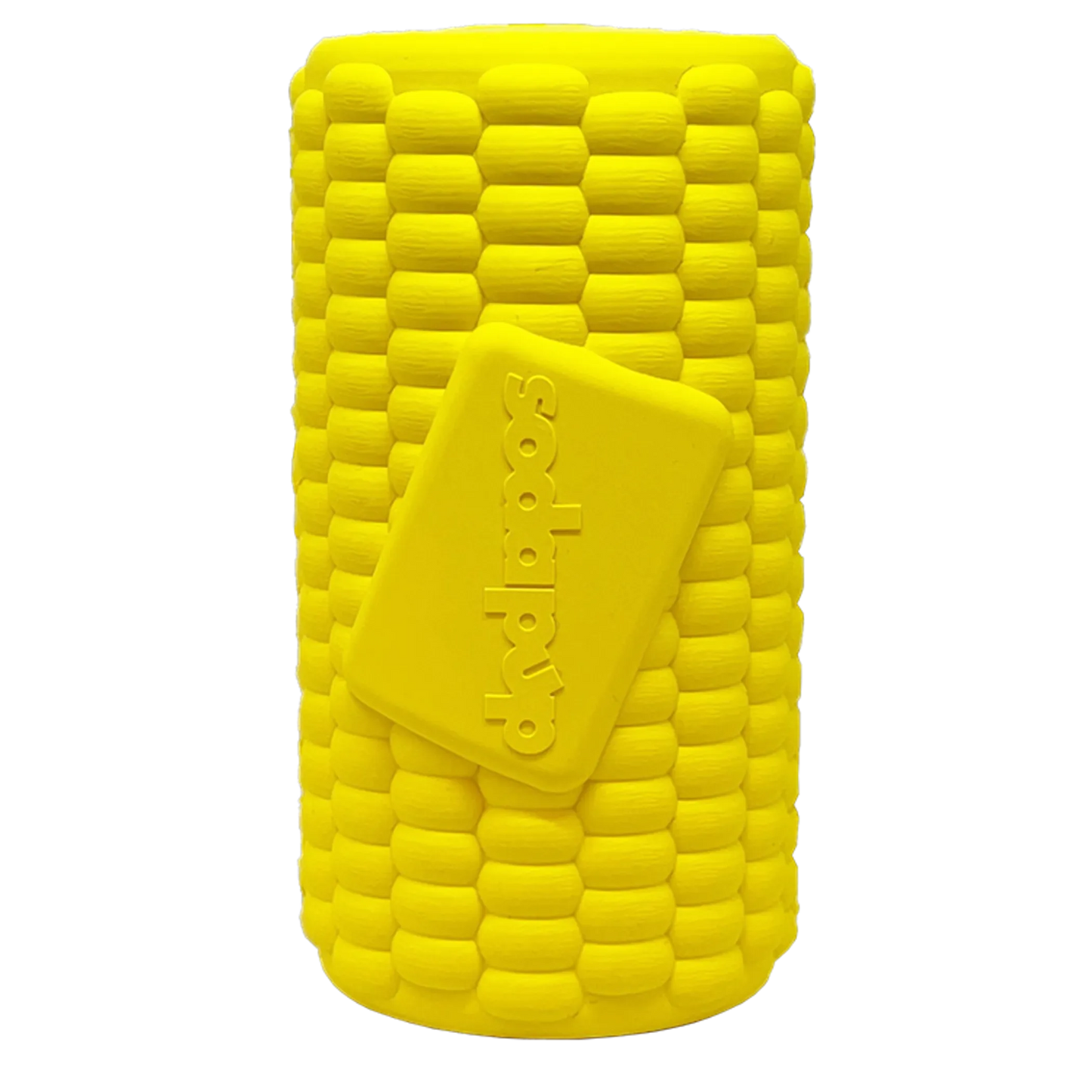 Corn on the Cob Dog Toy - Durable Rubber Treat Dispenser