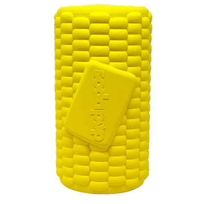 Corn on the Cob Dog Toy - Durable Rubber Treat Dispenser