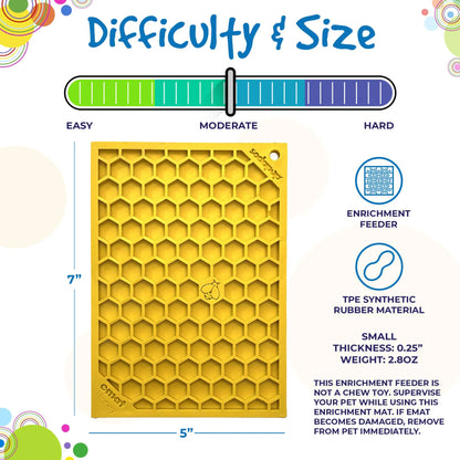 Enrichment Lick Mat | Honeycomb