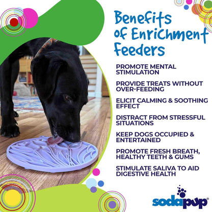 Enrichment Lick Mat | Tulip